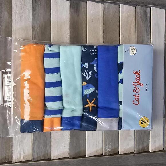 Boys' 7pk Briefs | Cat & Jack |  Large (12-14) - Picture 1 of 7